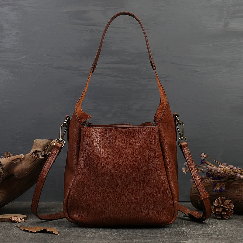 Bolsa Ravena Vintage – Couro Genuíno Premium