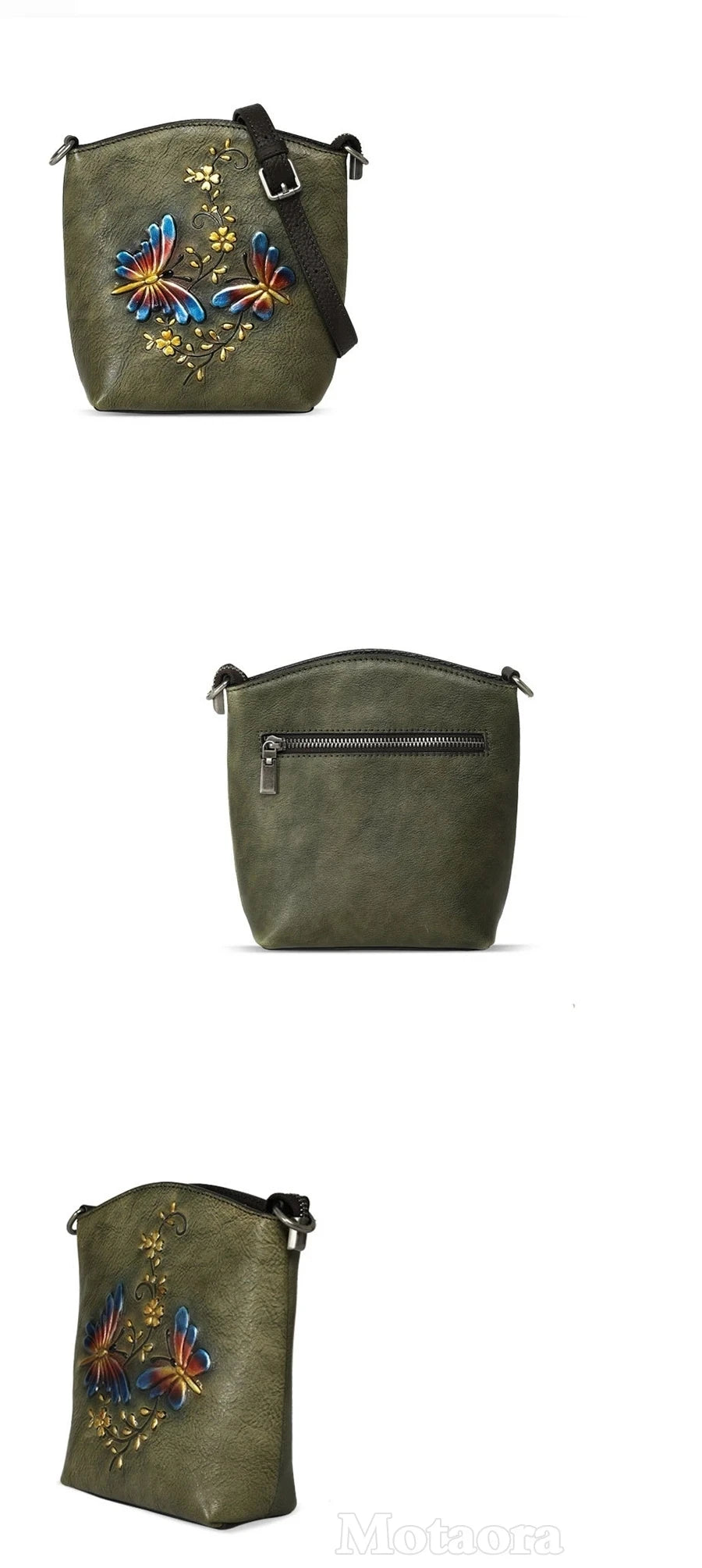 Mala Phone Aurora Vintage – Em Couro Genuíno Premium