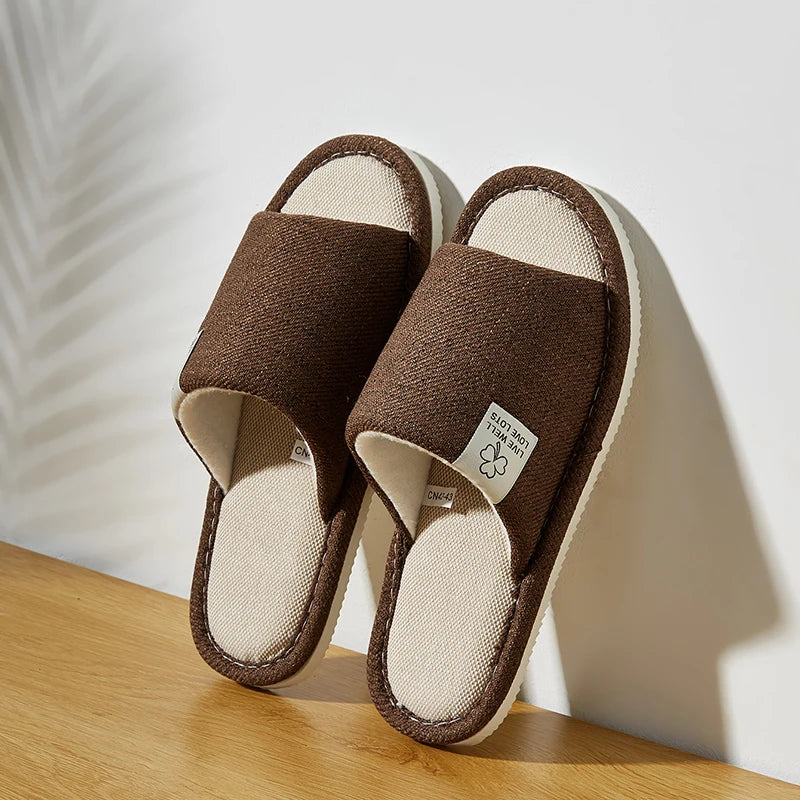 Evaristo - Pantufas em Linho