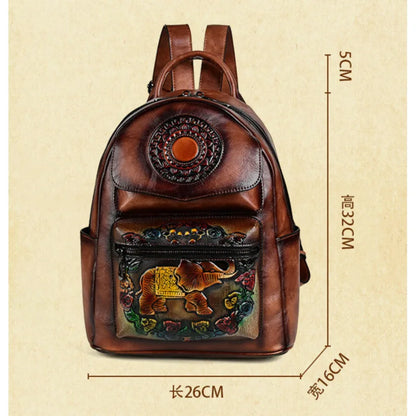 Mochila Elefante Maya Vintage – Design Antirroubo de Alta Qualidade