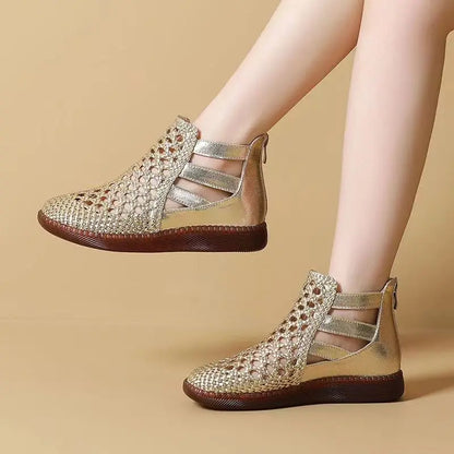 RAFEZZI Cleopatra Sandal Boot - Comfortable and elegant (Genuine Leather)