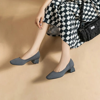 Miss Retro - Very Elegant and Comfortable Block Heel Shoe