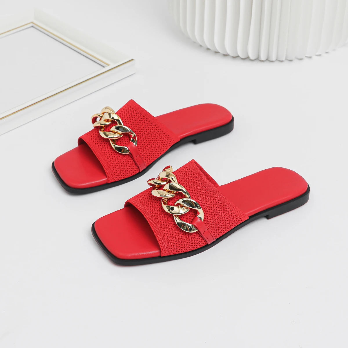 Anna Flat - Very Elegant and Comfortable Mule Sandals