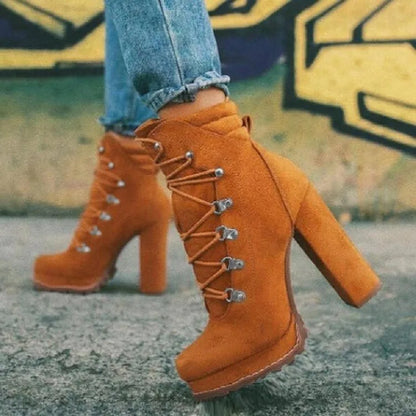 Elvas - Elegant, Comfortable, and Warm Military Style Boot