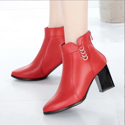 Giorgia Aire Boots - Genuine Leather