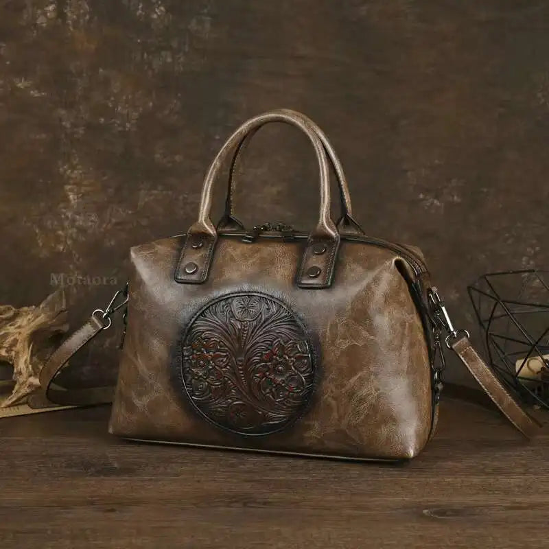 Mala Boston Carolina Vintage – Design Elegante de Alta Qualidade