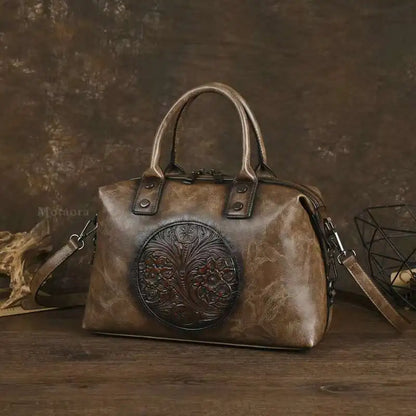 Mala Boston Carolina Vintage – Design Elegante de Alta Qualidade