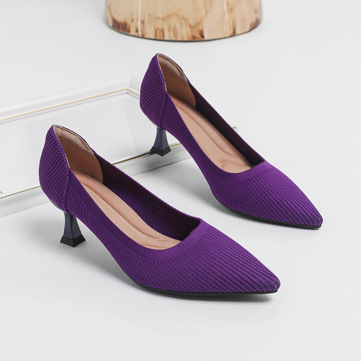 Escarpins Diana Isadora à talons aiguilles - Chaussures à talons moyens très élégantes et confortables