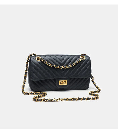 Véronique Chain – Genuine Leather Bag