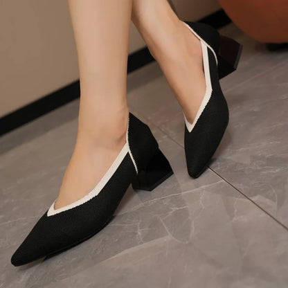 Narah Isadora Pump - Very Elegant and Comfortable Block Heel Shoe