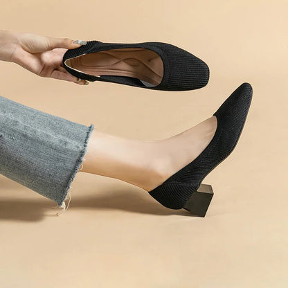 Miss Retro - Very Elegant and Comfortable Block Heel Shoe