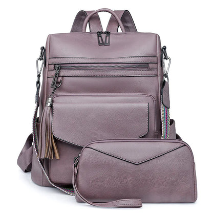 "Duo Fringe" Backpack – Style & Versatility for Travel and Everyday