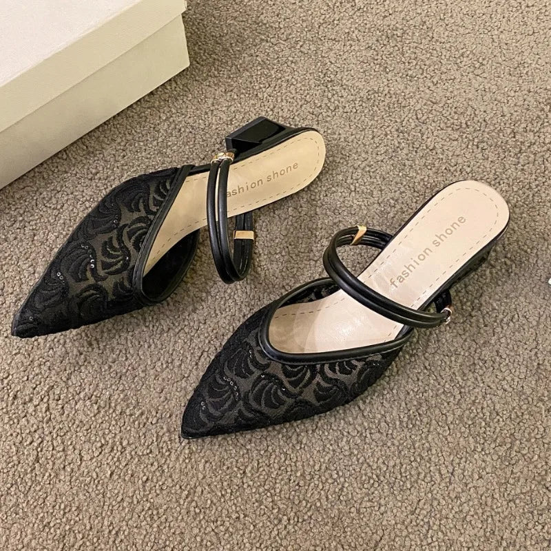 Tahnara Marie - Very Elegant and Comfortable Low Heel Sandal