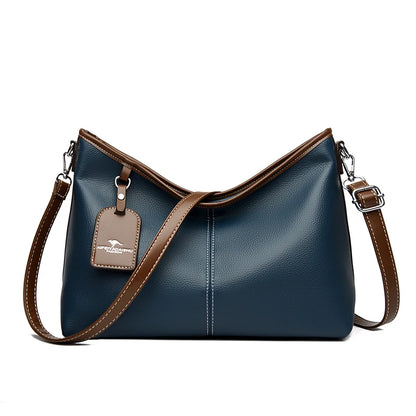Two-Tone Elegance Bucket Bag