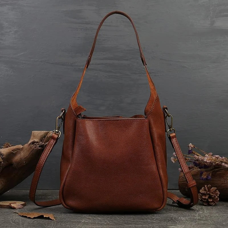 Bolsa Ravena Vintage – Couro Genuíno Premium