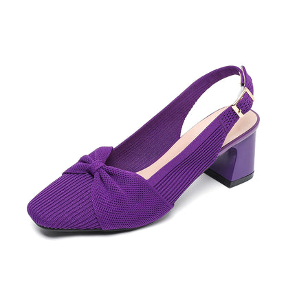 Valentina Rouge - Elegant Mid-Heel Slingback Shoe
