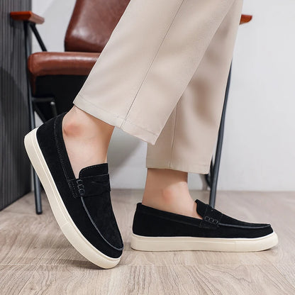 Alberto - Mocassins Casuais em Camurça