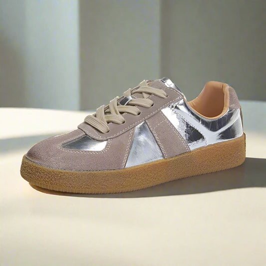 Elnatiana Daux - Chaussures de tennis en cuir véritable
