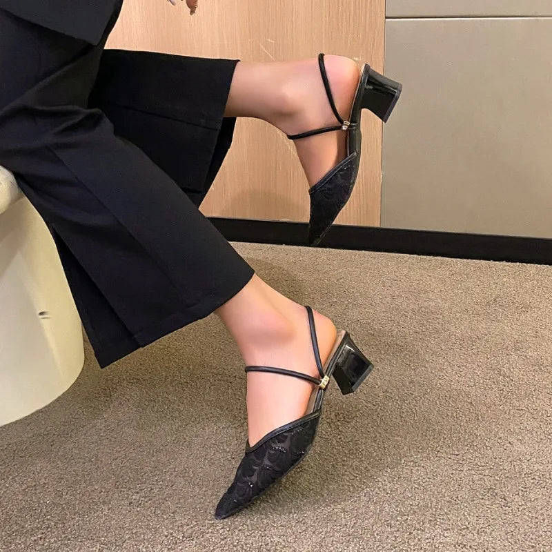 Tahnara Marie - Very Elegant and Comfortable Low Heel Sandal