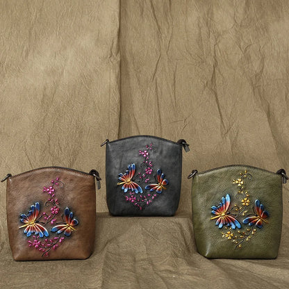 Mala Phone Aurora Vintage – Em Couro Genuíno Premium