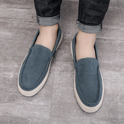 Lusitanna II Classic - Mocassim Masculino de Camurça