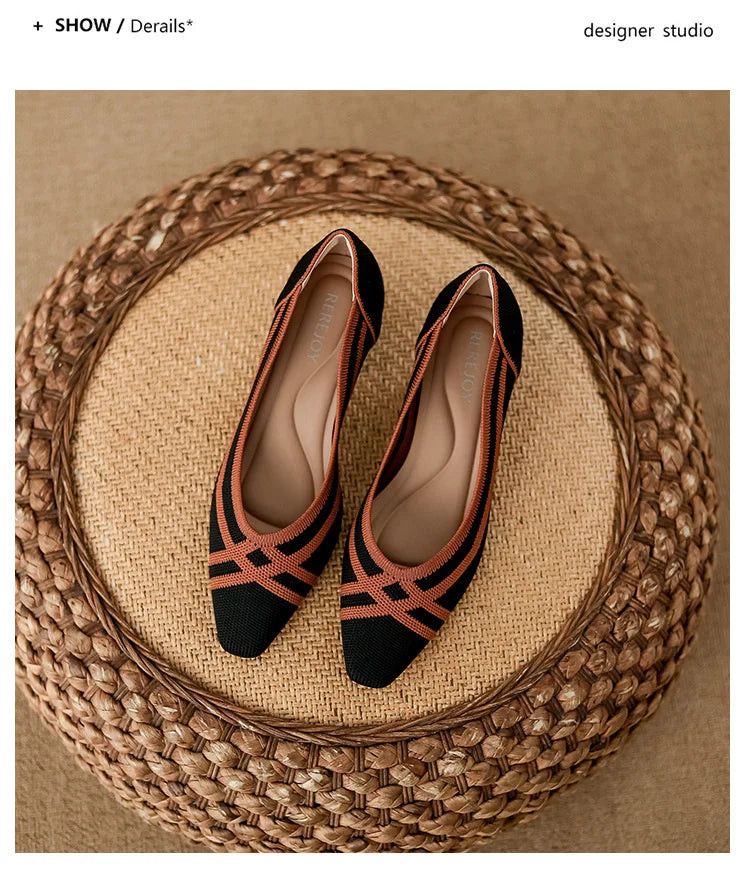 Olga - Very elegant and comfortable ballerina-style shoe