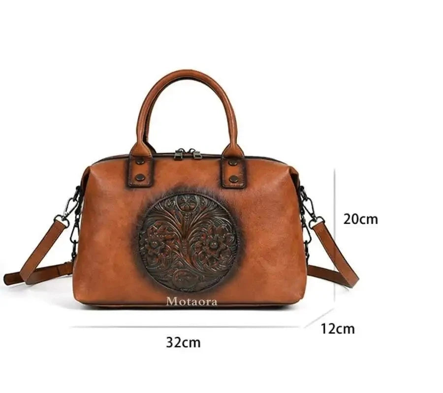 Mala Boston Carolina Vintage – Design Elegante de Alta Qualidade