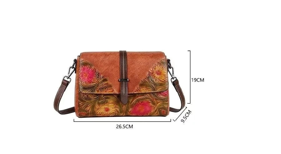 Mala Valentina Vintage – Em Couro Genuíno Premium