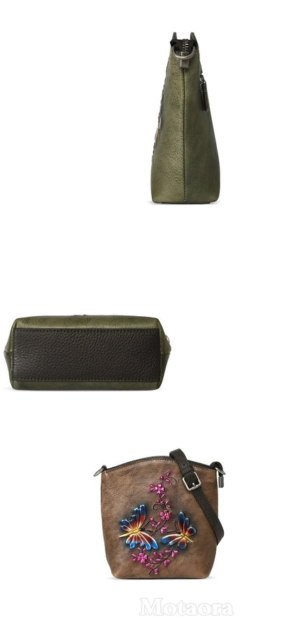 Mala Phone Aurora Vintage – Em Couro Genuíno Premium