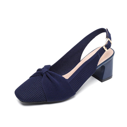 Valentina Rouge - Elegant Mid-Heel Slingback Shoe