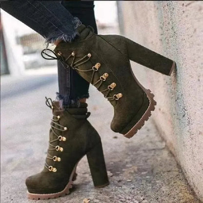 Elvas - Elegant, Comfortable, and Warm Military Style Boot