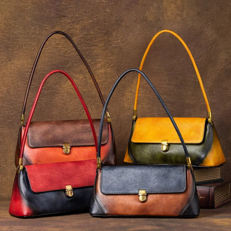 Bolsa Capri Vintage – Couro Genuíno Compacto