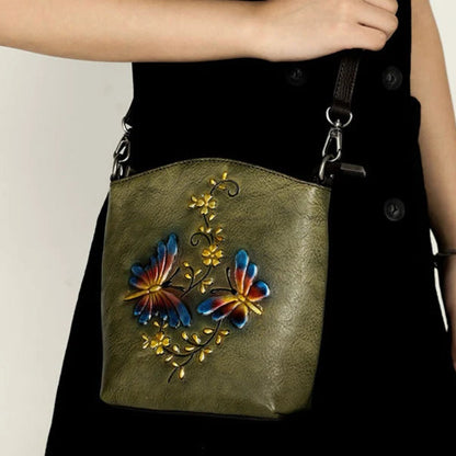 Mala Phone Aurora Vintage – Em Couro Genuíno Premium