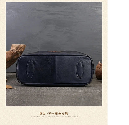 Mala Bianca Vintage – Em Couro Genuíno Premium