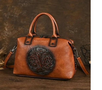 Mala Boston Carolina Vintage – Design Elegante de Alta Qualidade