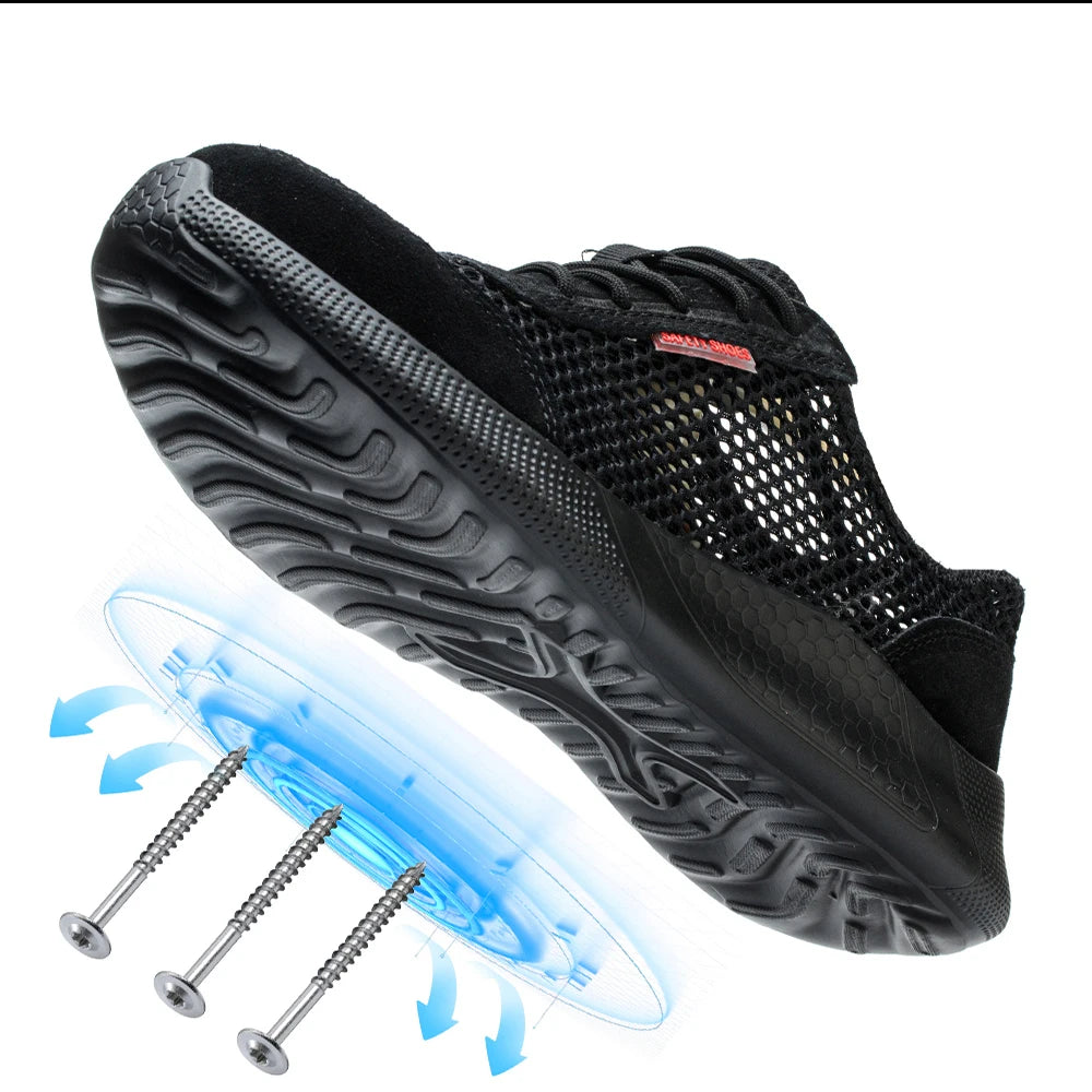 AeroSteel - Sapato de Segurança Leve com Biqueira de Aço