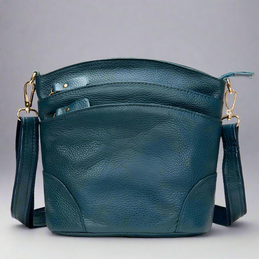 Bolsa "Loliana Pura" – Couro Legítimo Compacto