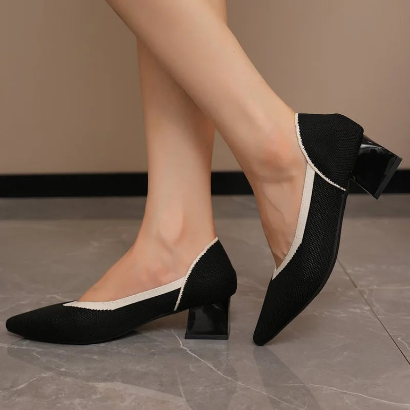 Narah Isadora Pump - Very Elegant and Comfortable Block Heel Shoe