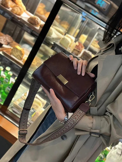 Bianca Crossbody Bag in Genuine Leather – Casual Elegance