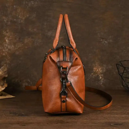 Mala Boston Carolina Vintage – Design Elegante de Alta Qualidade