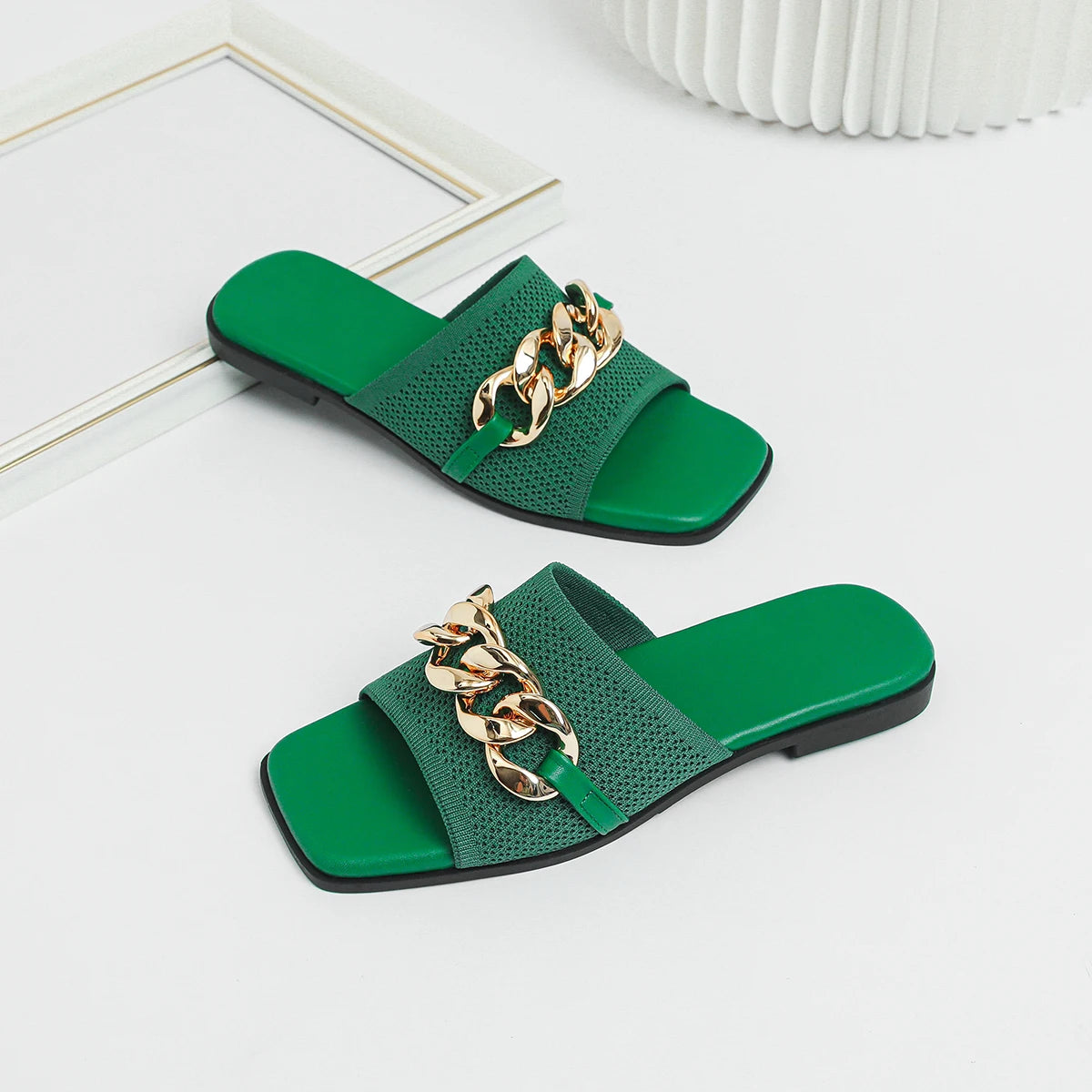 Anna Flat - Very Elegant and Comfortable Mule Sandals