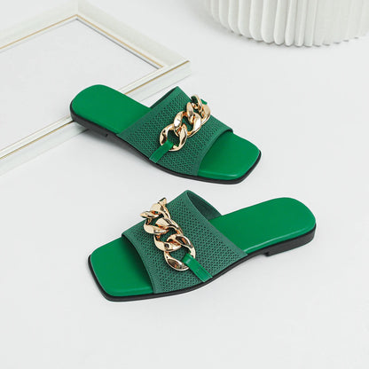 Anna Flat - Very Elegant and Comfortable Mule Sandals