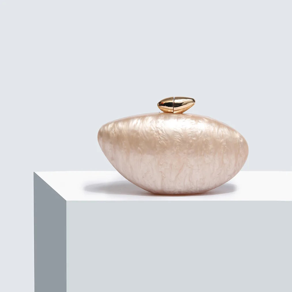 "Ellipse Night" Acrylic Clutch