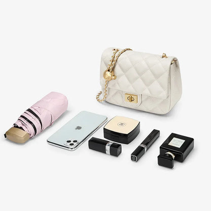 Louvre Mini Chain – Genuine Leather Handbag