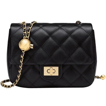Louvre Mini Chain – Genuine Leather Handbag