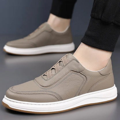 Lusitanna Genuine Leather Casual Lift Tennis Shoes