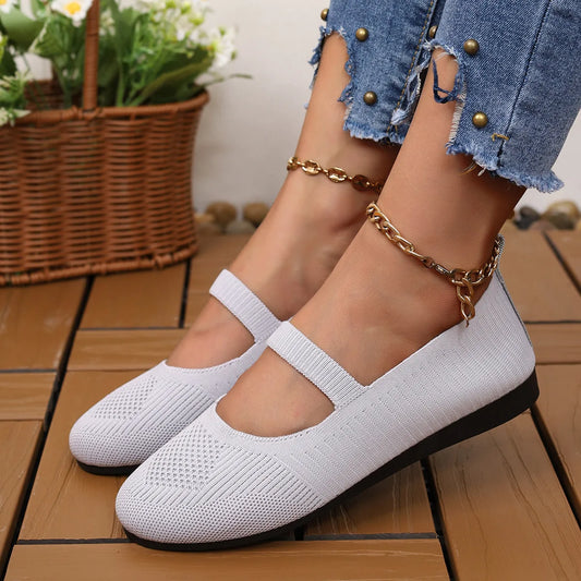 Chaussure semi-orthopédique ultra-légère et respirante en maille Joanne Marie