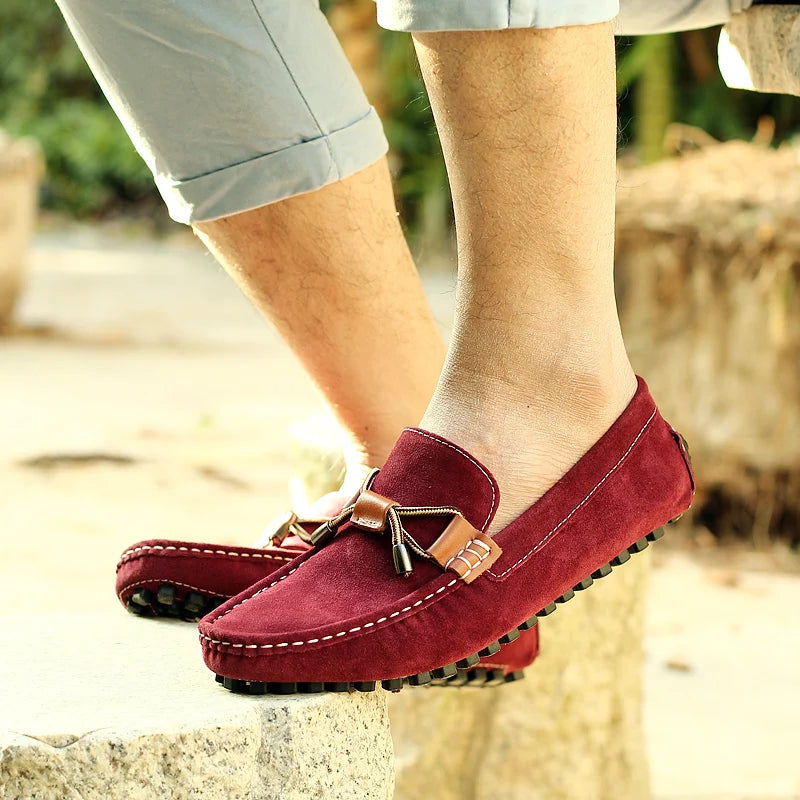 Salvatore - Mocassins Elegantes em Camurça