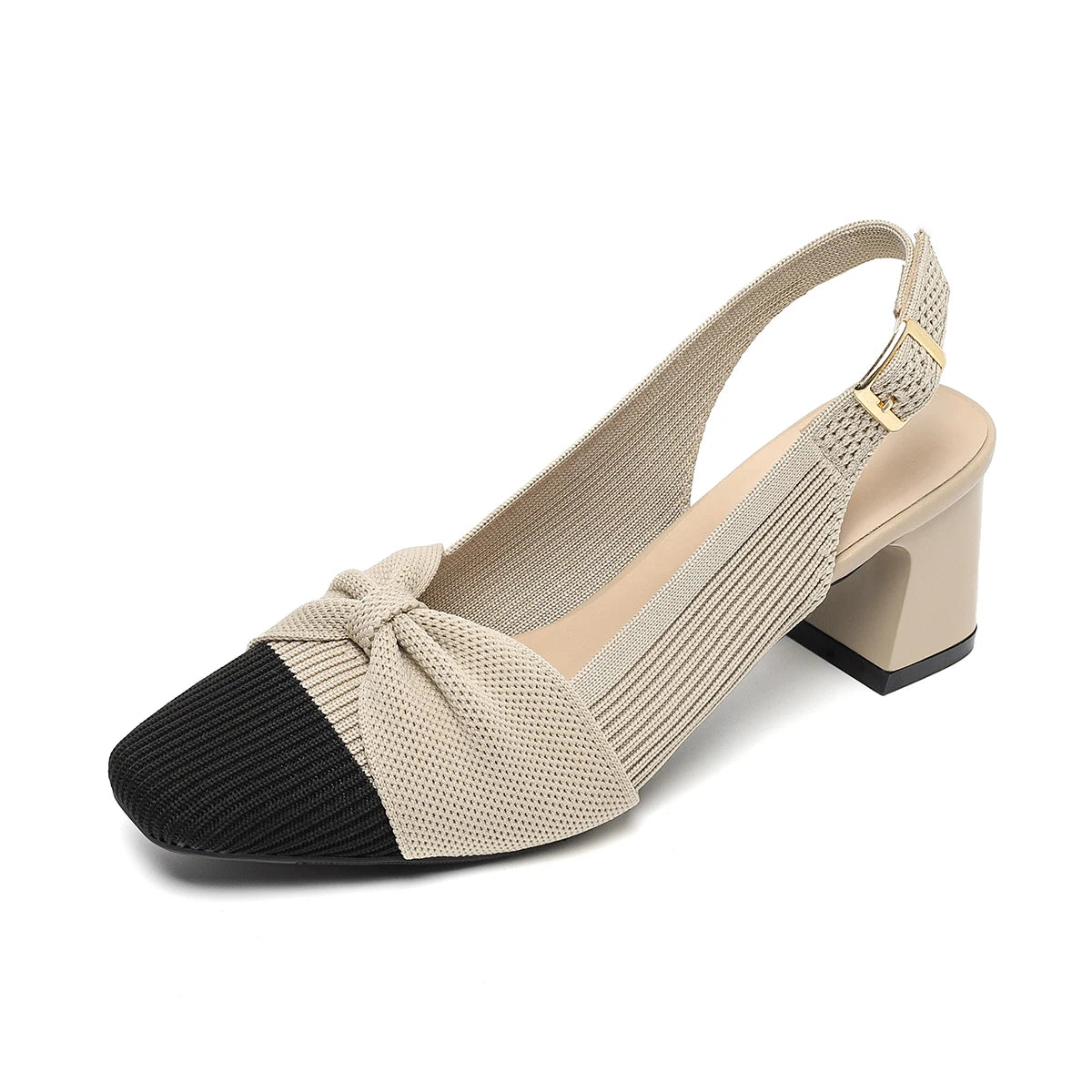 Valentina Rouge - Elegant Mid-Heel Slingback Shoe