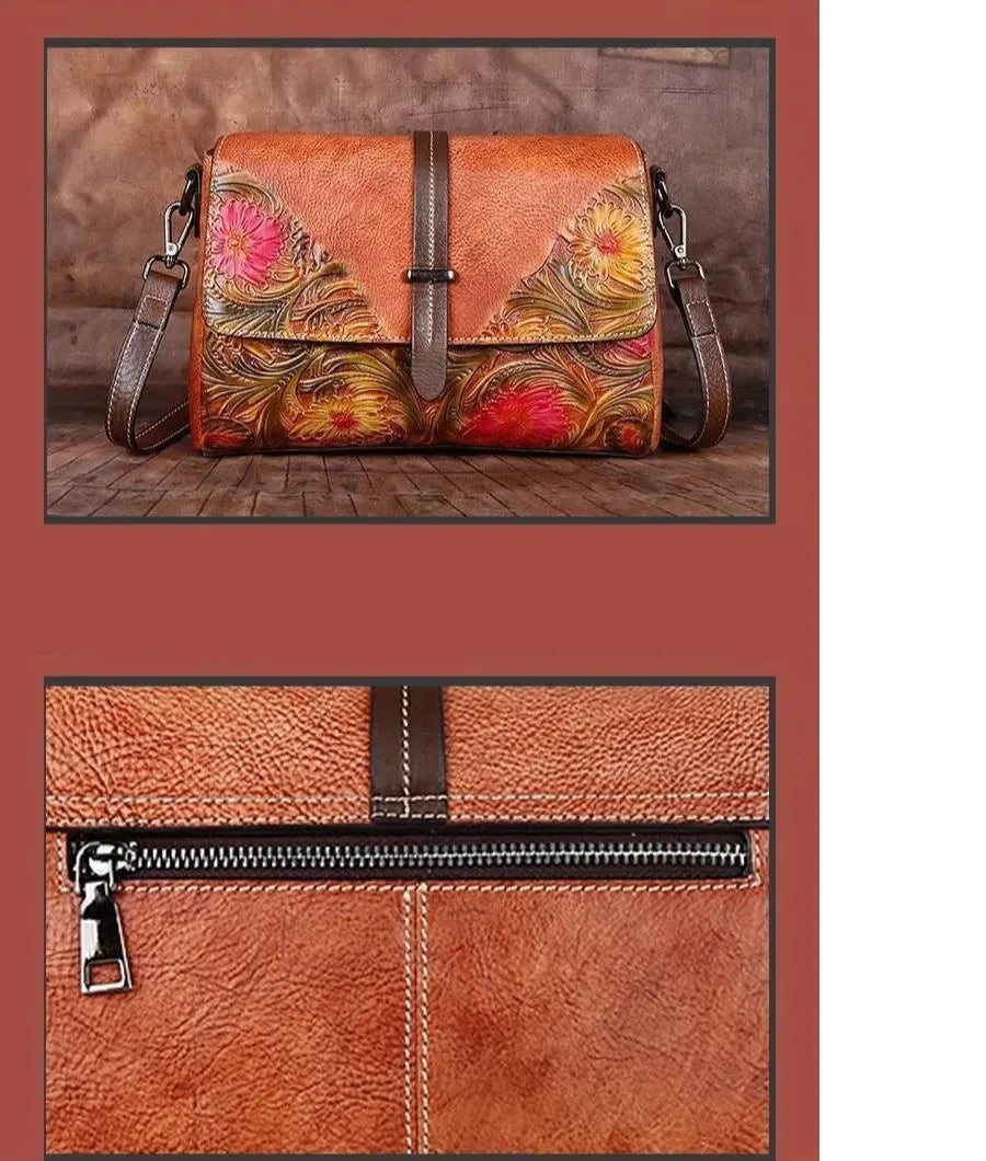 Mala Valentina Vintage – Em Couro Genuíno Premium